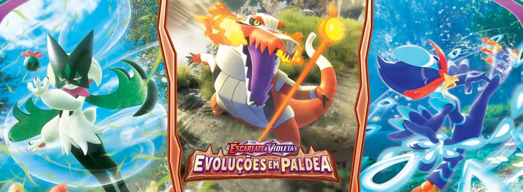 Nova expansão do Pokémon TCG, Evoluções em Paldea, contará com mais Pokémon ex