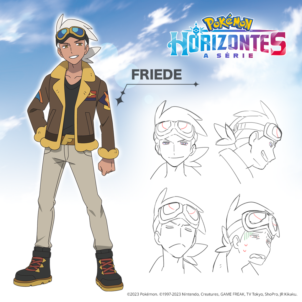 Imagem de apresentação de Friede em Pokémon: Horizontes