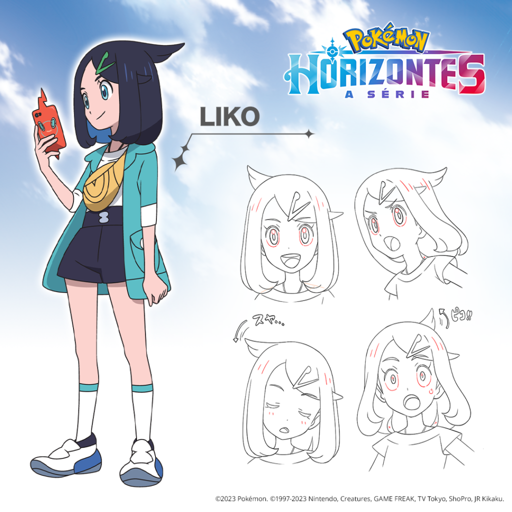 Imagem de apresentação de Liko em Pokémon: Horizontes