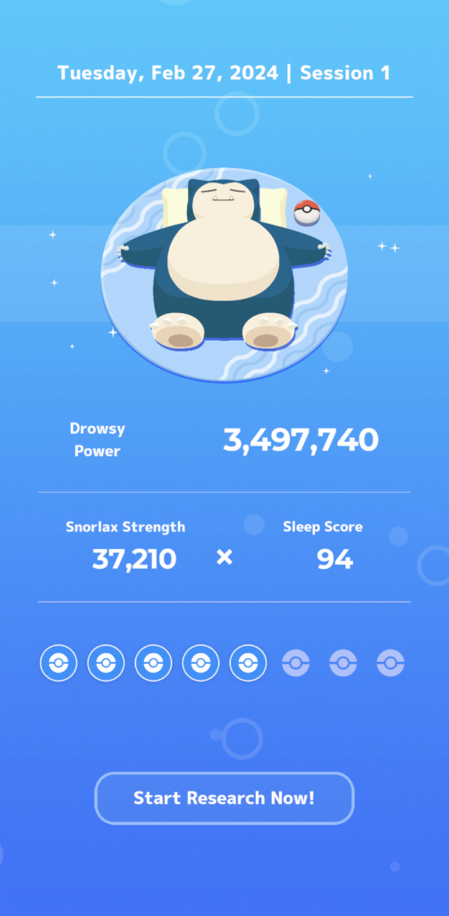 Pokemon Sleep Drowsy Power Screenshot 2