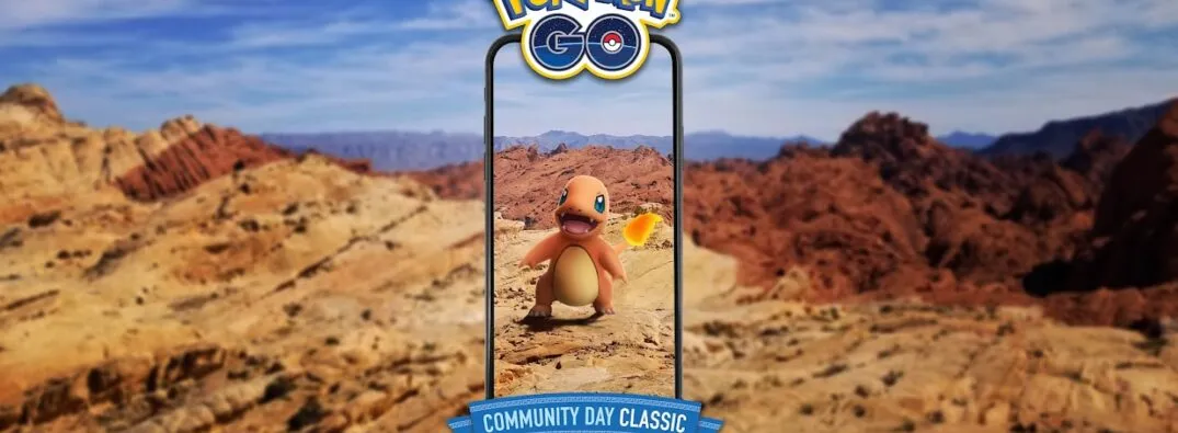 Dia Comunitário Clássico com Charmander no Pokémon GO